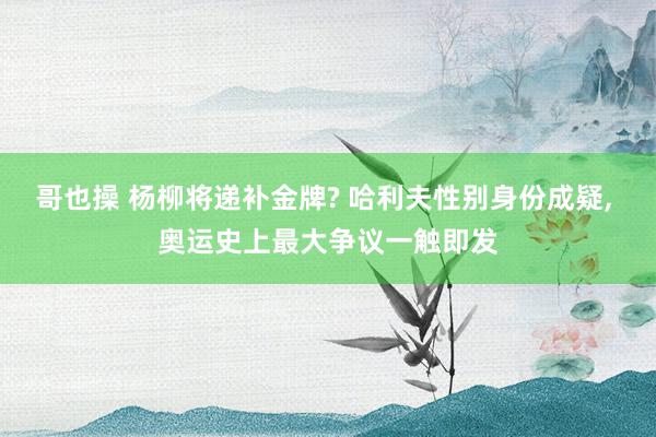 哥也操 杨柳将递补金牌? 哈利夫性别身份成疑, 奥运史上最大争议一触即发